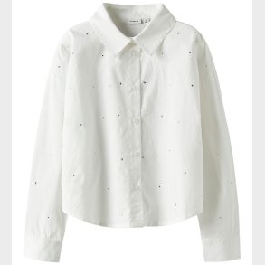 Name It Skjorte - NkfRhing - Bright White/All-Over