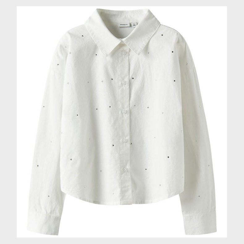 Name It Skjorte - NkfRhing - Bright White/All-Over