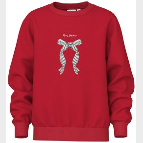 Name It Sweatshirt - NkfVismas - Jester Red/Xmas Bow