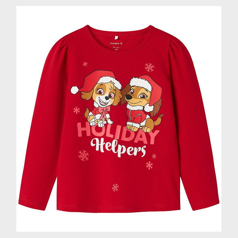 Name It Bluse - NmfSasa - Paw Patrol - Barbados Cherry