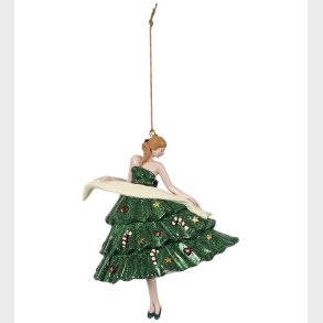 Konges Sljd Julepynt - 14 cm - Ballerina - Grn