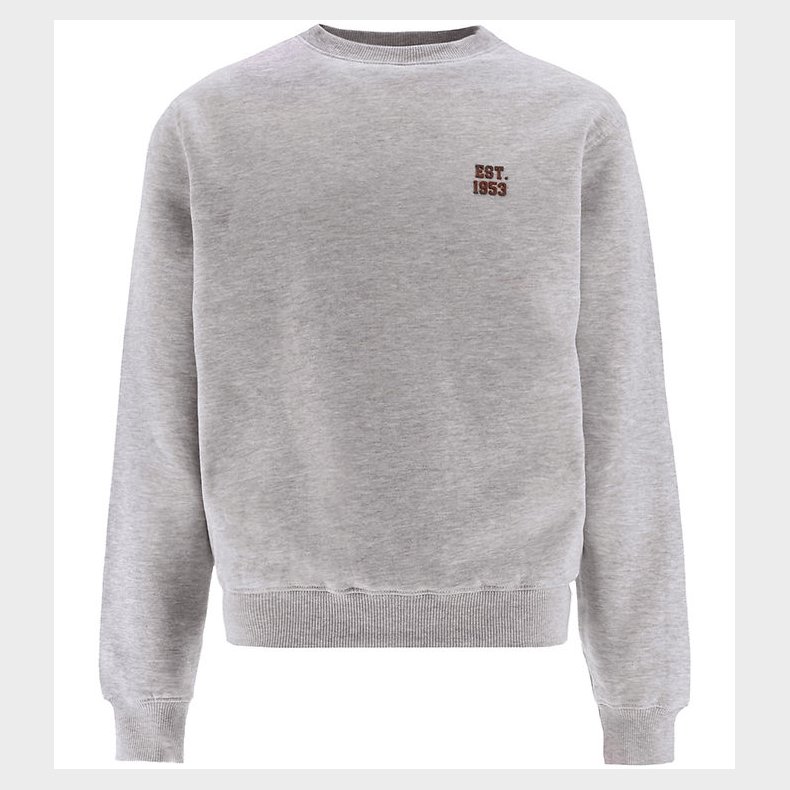 Hound Sweatshirt - Crew - Light Grey Melange