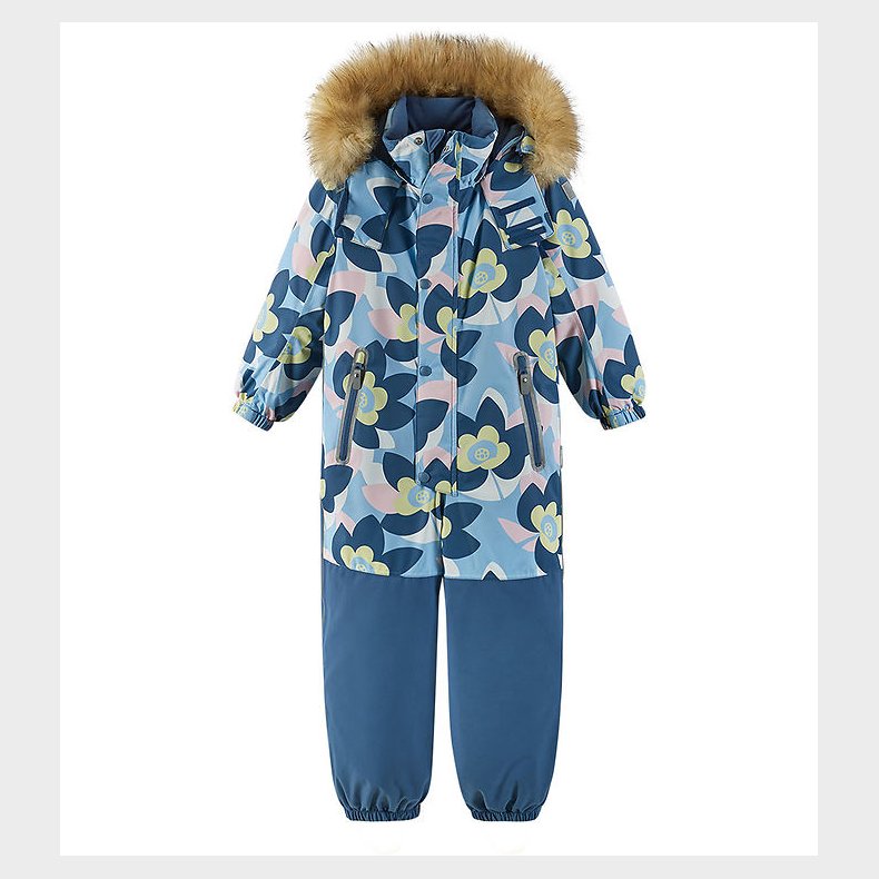 Reima Flyverdragt - Kipina - Frozen Blue m. Blomster