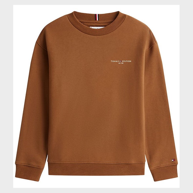 Tommy Hilfiger Sweatshirt - Mini Corp - Pecan Nutbrown