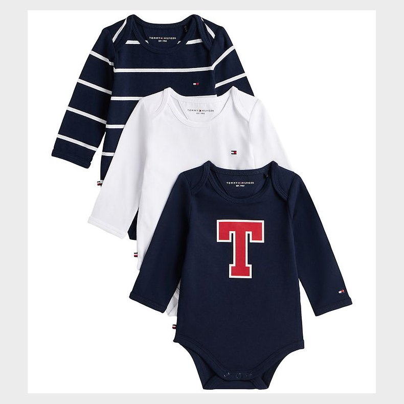 Tommy Hilfiger Gaveske - Body l/ 3-pak - Dark Night Navyblue