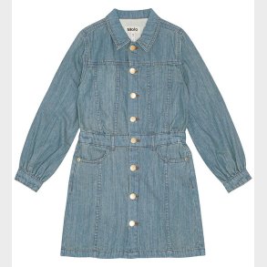 Molo Kjole - Chaya - Washed Denim Blue