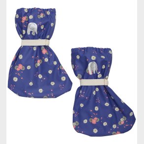 CeLaVi Overtrkssko m. Fleece - PU - Skipper Blue