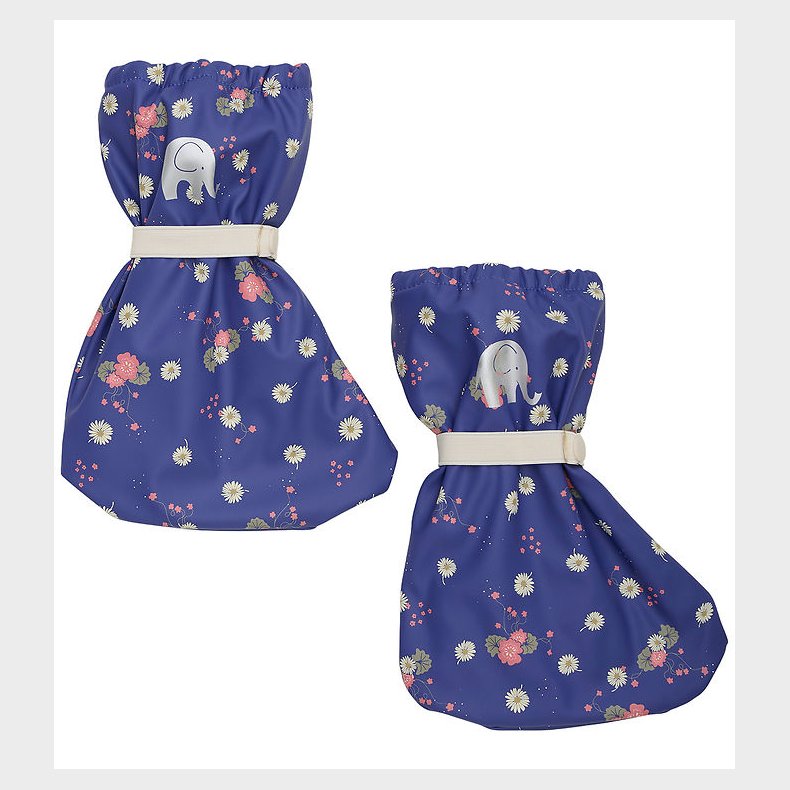 CeLaVi Overtrkssko m. Fleece - PU - Skipper Blue