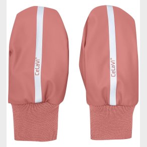 CeLaVi Luffer m. Flecce/ Rib i Toppen - PU - Brick Dust