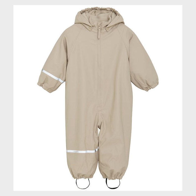 CeLaVi Regndragt m. Fleece - PU - White Pepper
