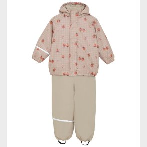 CeLaVi Regntj m. Seler/Fleece - AOP - Nasturtium