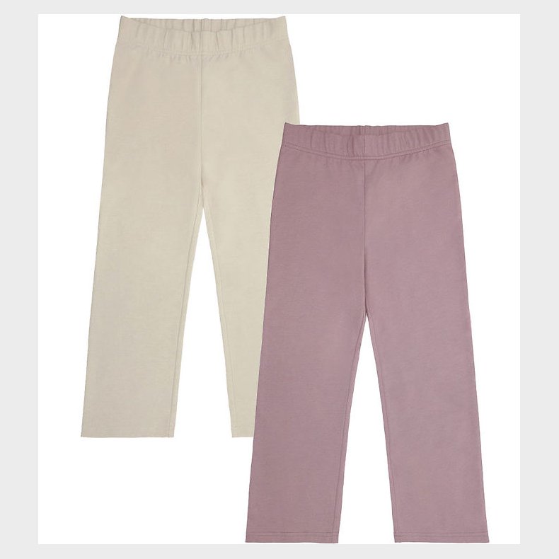 Minymo Leggings - 2-pak - Elderberry