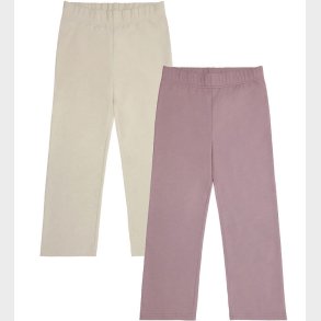 Minymo Leggings - 2-pak - Elderberry