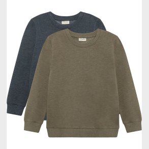 Minymo Sweatshirt - 2-pak - Vetiver