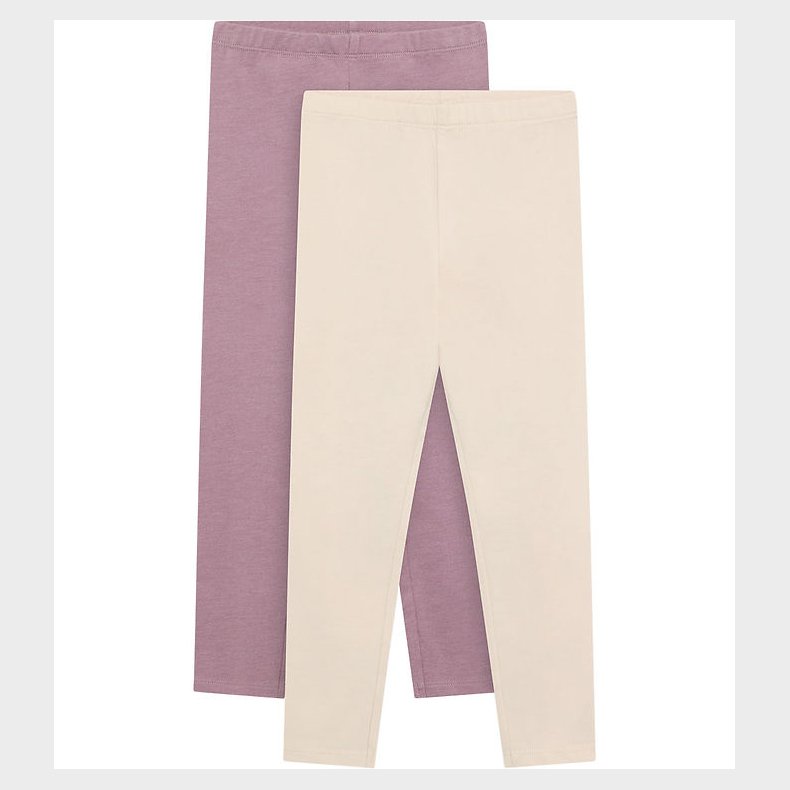 Minymo Leggings - AOP - 2-pak - Elderberry