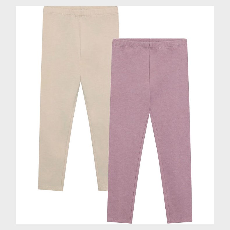 Minymo Leggings - AOP - 2-pak - Elderberry