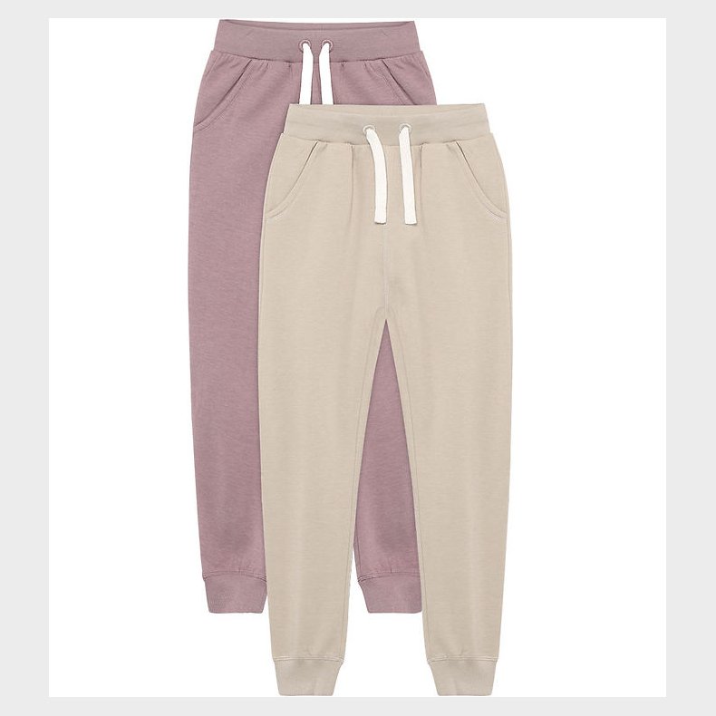 Minymo Sweatpants - 2-pak - Elderberry