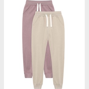 Minymo Sweatpants - 2-pak - Elderberry
