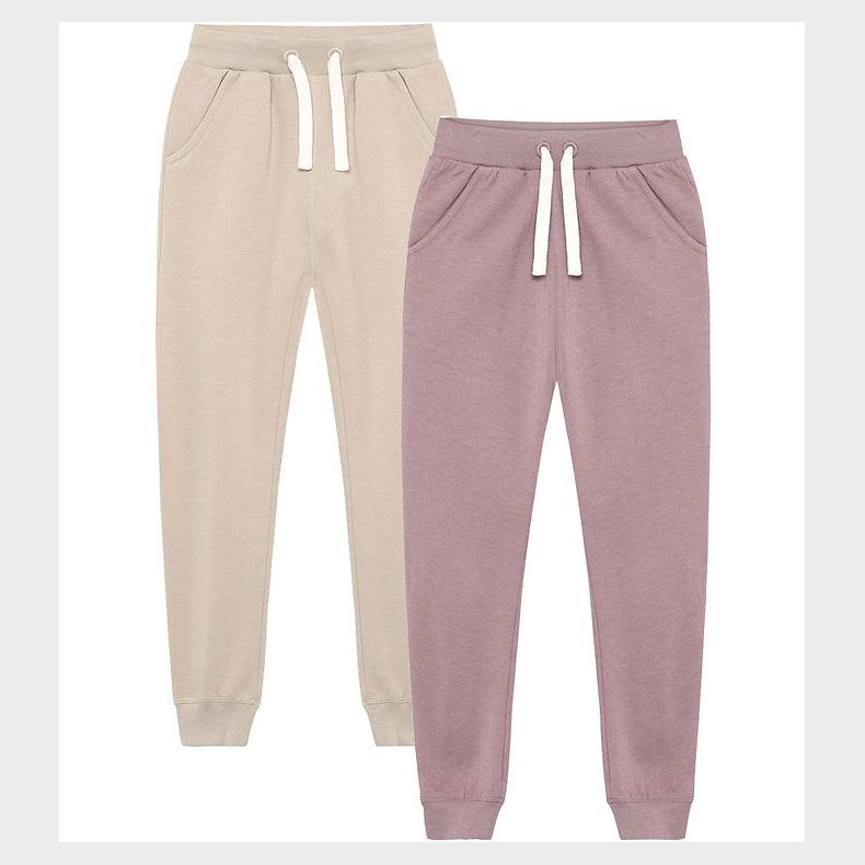 Minymo Sweatpants - 2-pak - Elderberry
