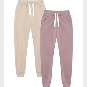 Minymo Sweatpants - 2-pak - Elderberry