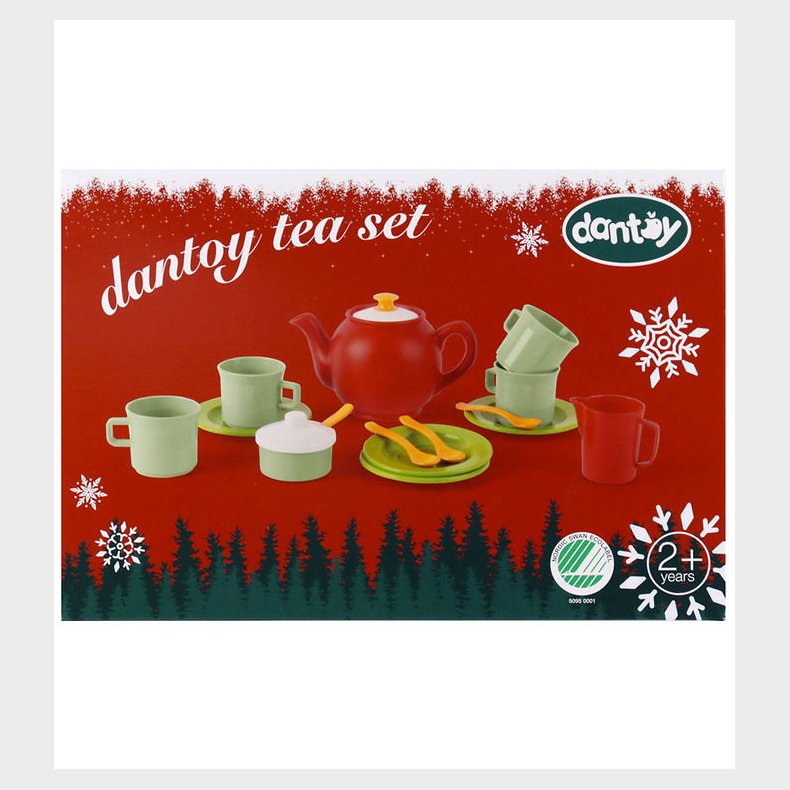 Dantoy Tea Set - Christmas - 17 Dele