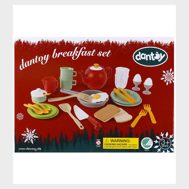 Dantoy Breakfast Set - Christmas - 32 Dele