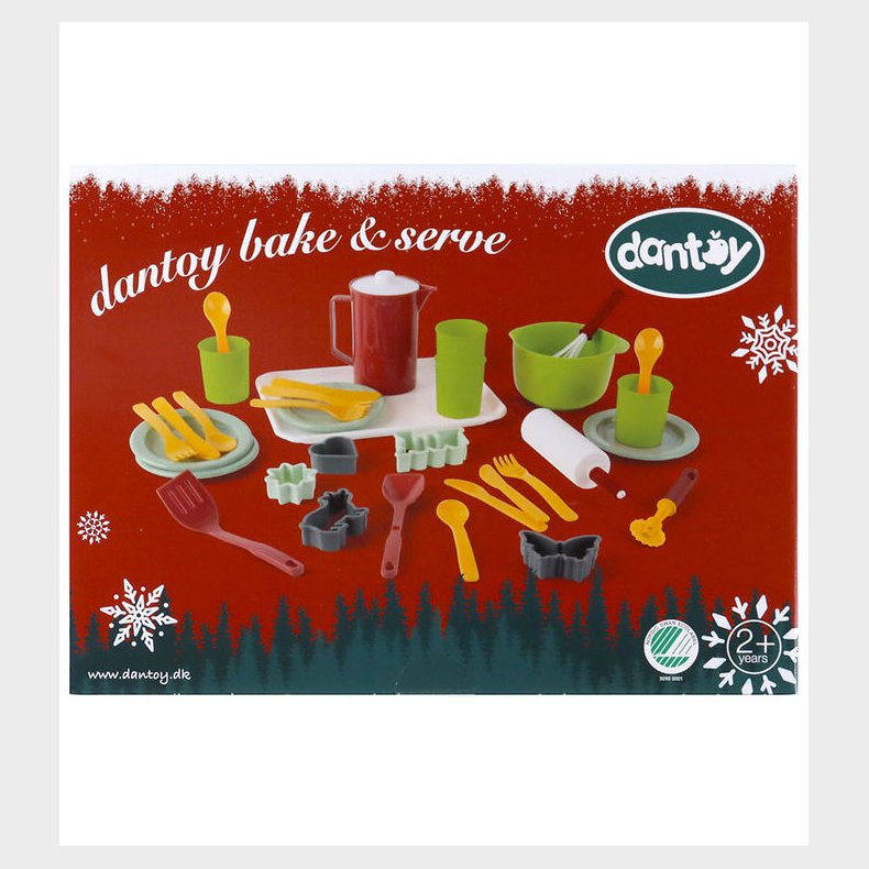 Dantoy Bake & Serve Set - Christmas - 35 Dele