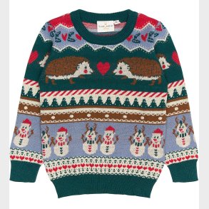 The New Bluse - Strik - TnstHoliday Jacquard - Multifarvet