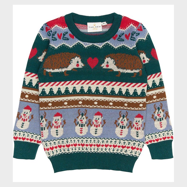 The New Bluse - Strik - TnstHoliday Jacquard - Multifarvet