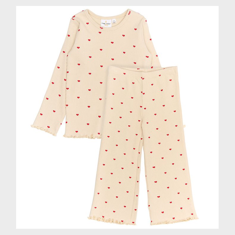 The New Nattj -Rib - 2-delt - TnstHoliday - Gardenia Aop