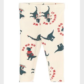 The New Siblings Leggings - Rib - TnsbHoliday - Gardenia Dino