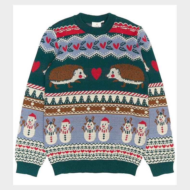 The New Bluse - Strik - TnHoliday Jacquard - Multifarvet