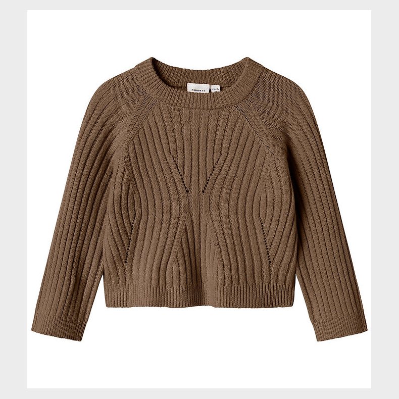 Name It Bluse - Strik - NmfRikine - Coffee Quartz