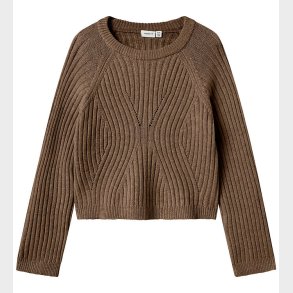 Name It Bluse - Strik - NkfRikine - Coffee Quartz