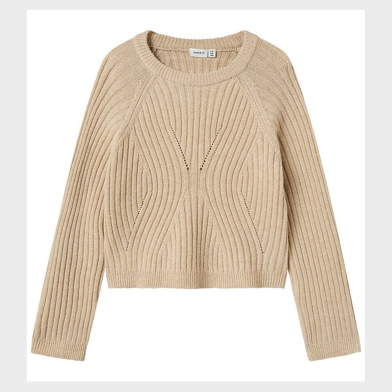 Name It Bluse - Strik - NkfRikine - Doeskin