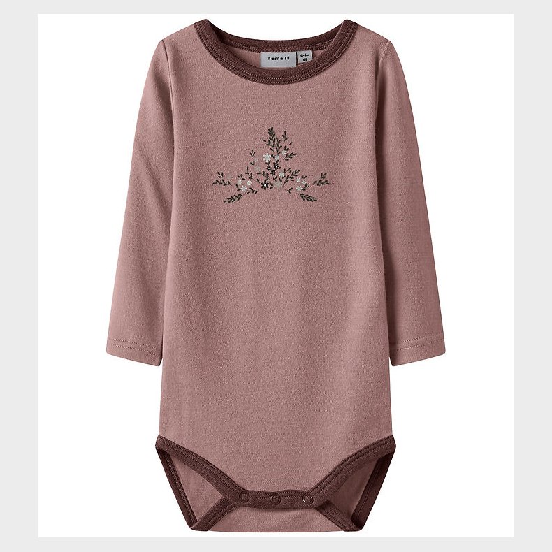 Name It Body l/ - Uld - NbfWillow - Antler/Long Flower