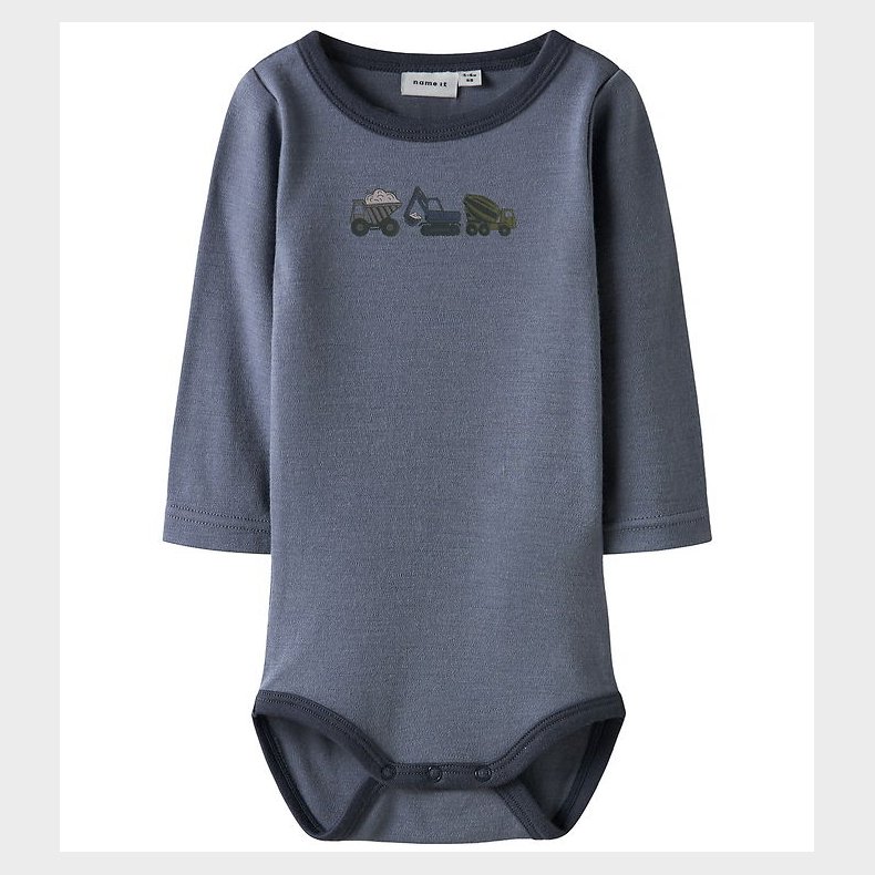 Name It Body l/ - Uld - NbmWillow - Folkstone Gray/Working MAch