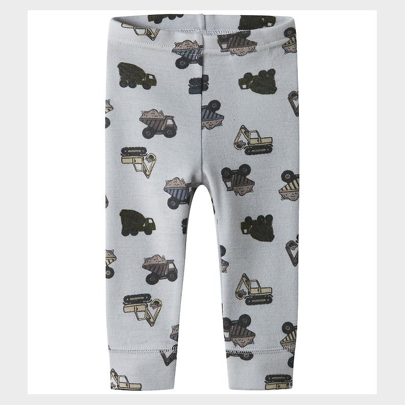 Name It Leggings - Uld - NbmWillow - Micro Chip/Working Machines