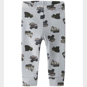 Name It Leggings - Uld - NbmWillow - Micro Chip/Working Machines