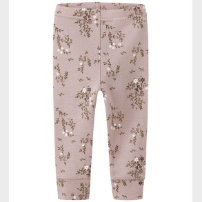 Name It Leggings - Uld - NbfWillow - Shadow Gray/Long Flower