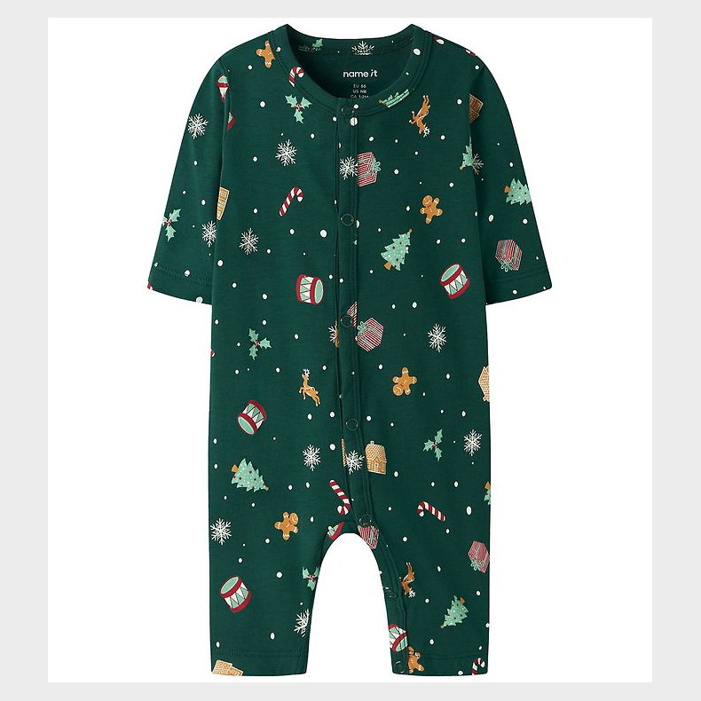 Name It Natdragt - NbnVismas - Botanical Garden/Xmas AOP