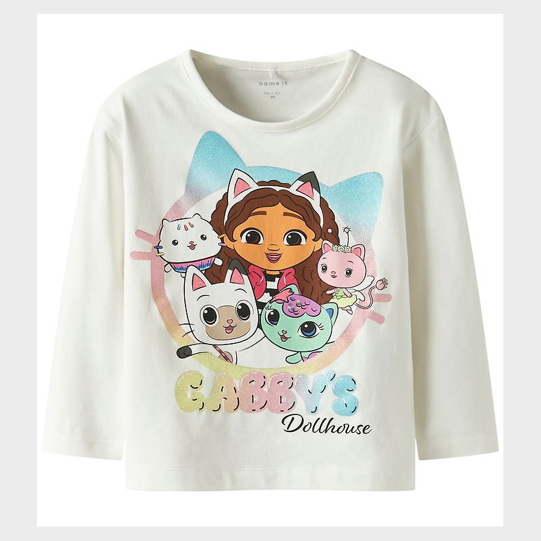 Name It Bluse - NmfNulla Gabby - Cloud Dancer