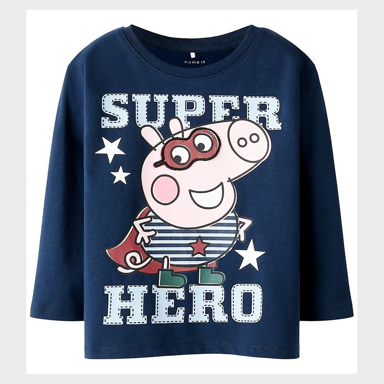 Name It Bluse - NmmOtto Peppa Pig - Navy Blazer