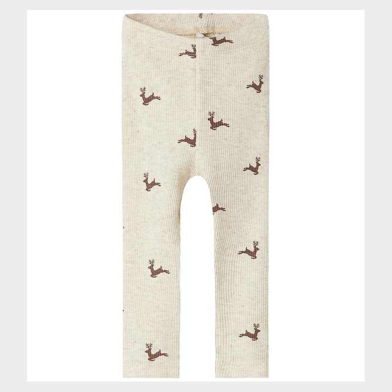 Name It Leggings - Rib - NbnRoko - Peyote Melange