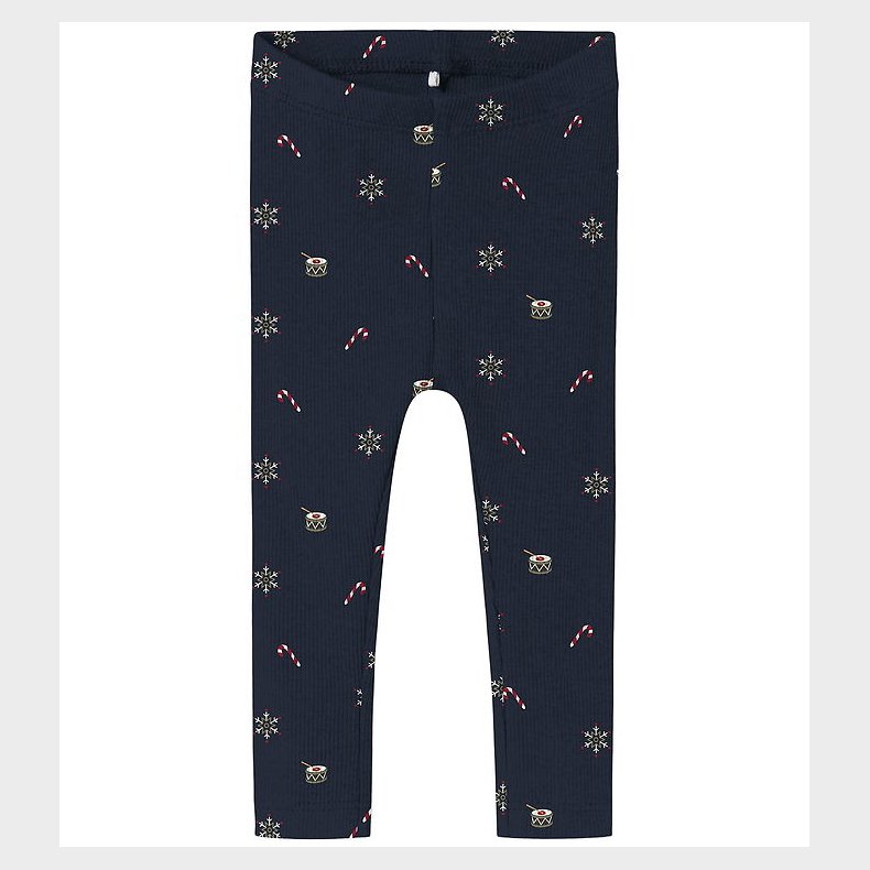 Name It Leggings - Rib - NbnRoko - Navy Blazer