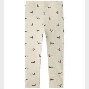 Name It Leggings - Rib - NmnRoko - Peyote Melange