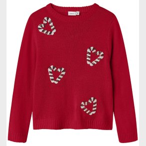 Nmae It Bluse - Strik - NkfRajul - Jester Red