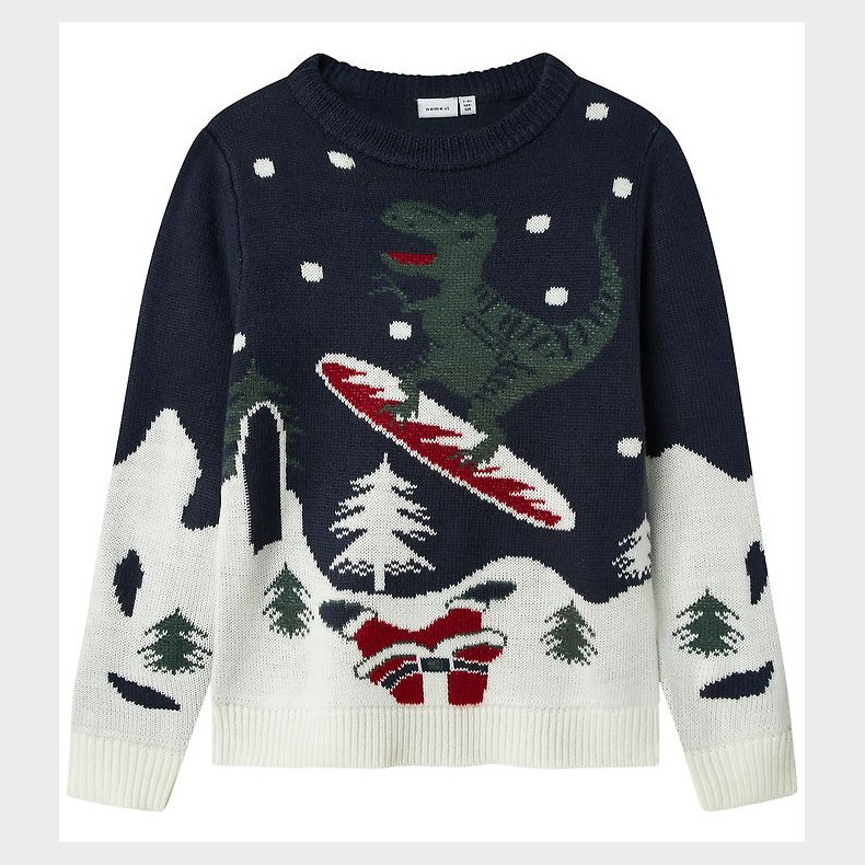 Name It Bluse - Strik - NknRebo - Navy Blazer