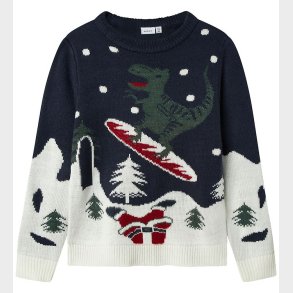 Name It Bluse - Strik - NknRebo - Navy Blazer