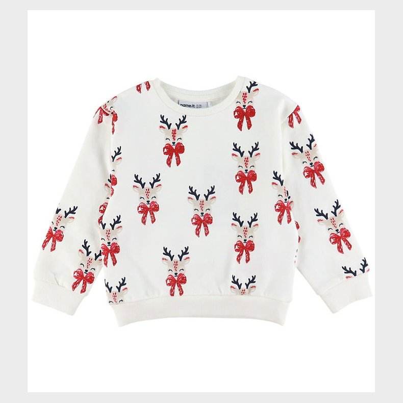 Name It Sweatshirt - NmfRomia - Cloud Dancer